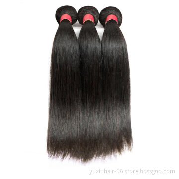 Factory Wholesale 100% Virgin  Human hair  Bundles With Closure  Hair Weft  Wave Raw Remy  Indian Hair For Black Women